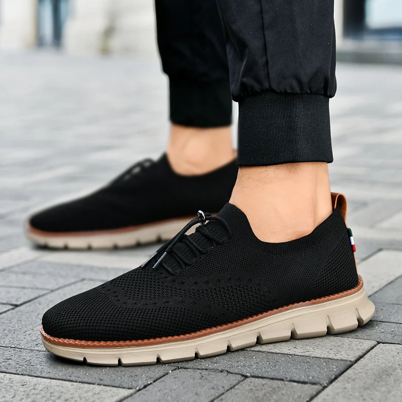 Men's Lightweight Casual Sneakers Breathable Mesh Soft Sole Walking Shoes Comforthable Versatile Man Leisure Business Shoes
Men's Lightweight Casual Sneakers Breathable Mesh Soft Sole Walking Shoes Comforthable Versatile Man Leisure Business Shoes