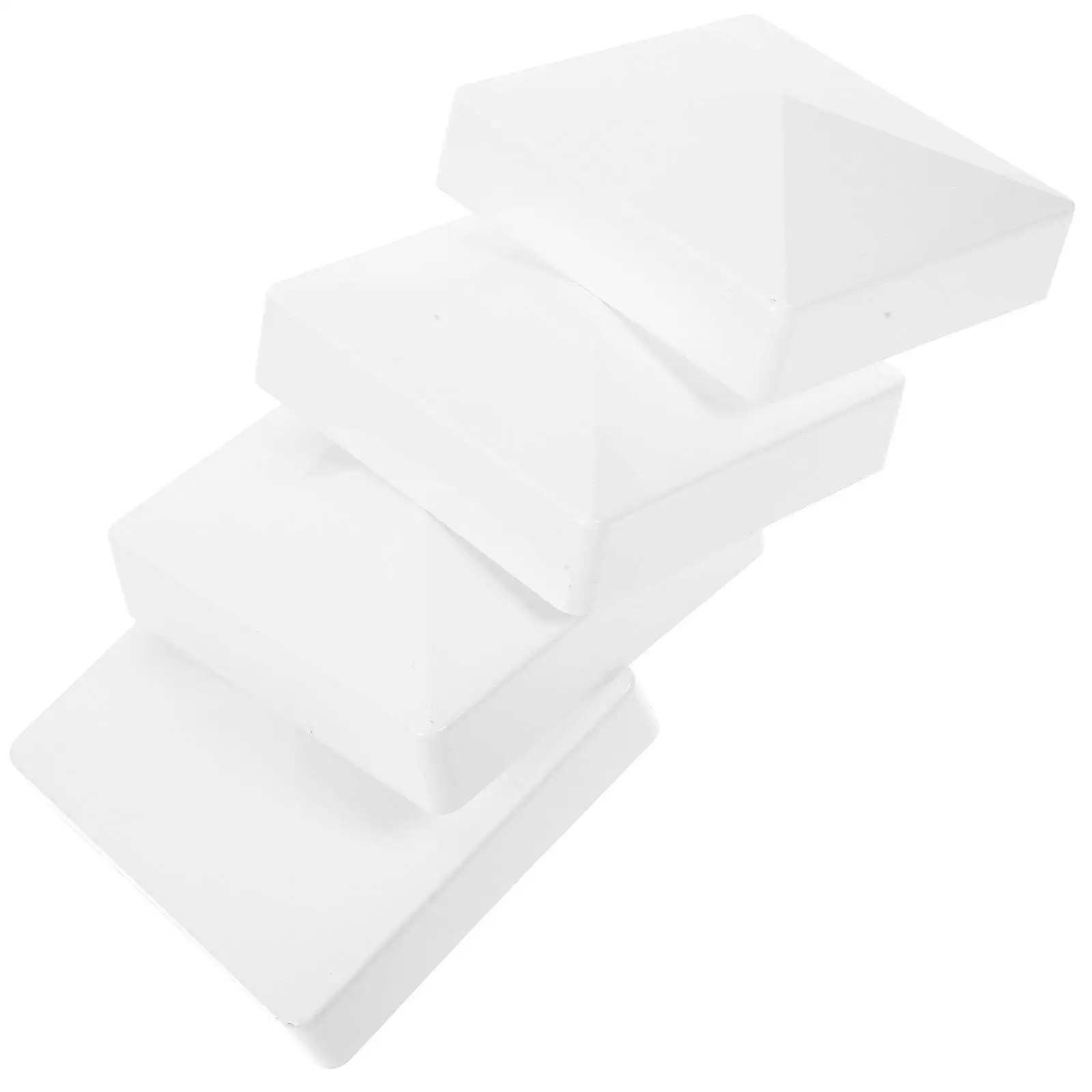 4Pcs Fence Caps Pyramid Vinyl 75mm Square Tops Durable Fence Post Caps Mailbox Waterproof ABS Covers
4Pcs Fence Caps Pyramid Vinyl 75mm Square Tops Durable Fence Post Caps Mailbox Waterproof ABS Covers