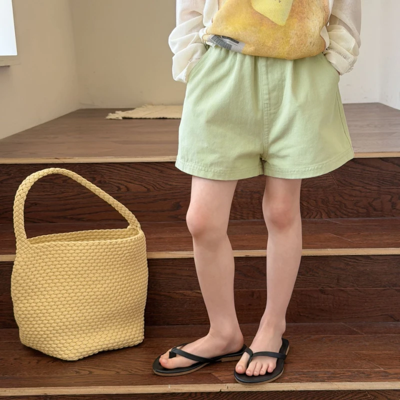 2026 Summer Childrens Casual Cotton Carbon Polished Washed Cotton Soft Foundation Korean Style Simple and Stylish Casual Shorts
2026 Summer Childrens Casual Cotton Carbon Polished Washed Cotton Soft Foundation Korean Style Simple and Stylish Casual Shorts