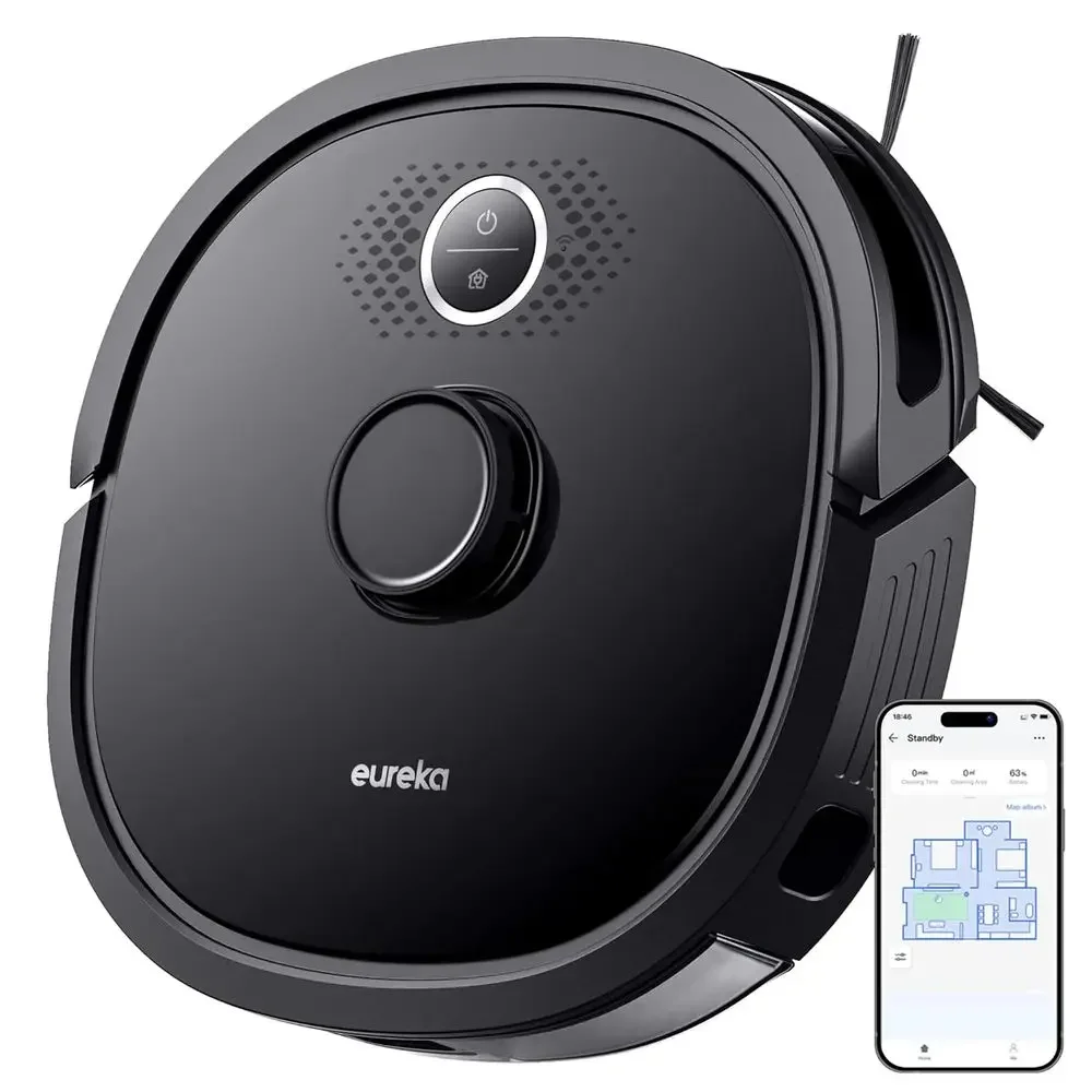 Robotic Vacuum Cleaner, NER650 2000Pa Robot Vacuum with LDS Navigation, Smart Mapping and Wi-i Conted or Carpet loor with Alexa
Robotic Vacuum Cleaner, NER650 2000Pa Robot Vacuum with LDS Navigation, Smart Mapping and Wi-i Conted or Carpet loor with Alexa