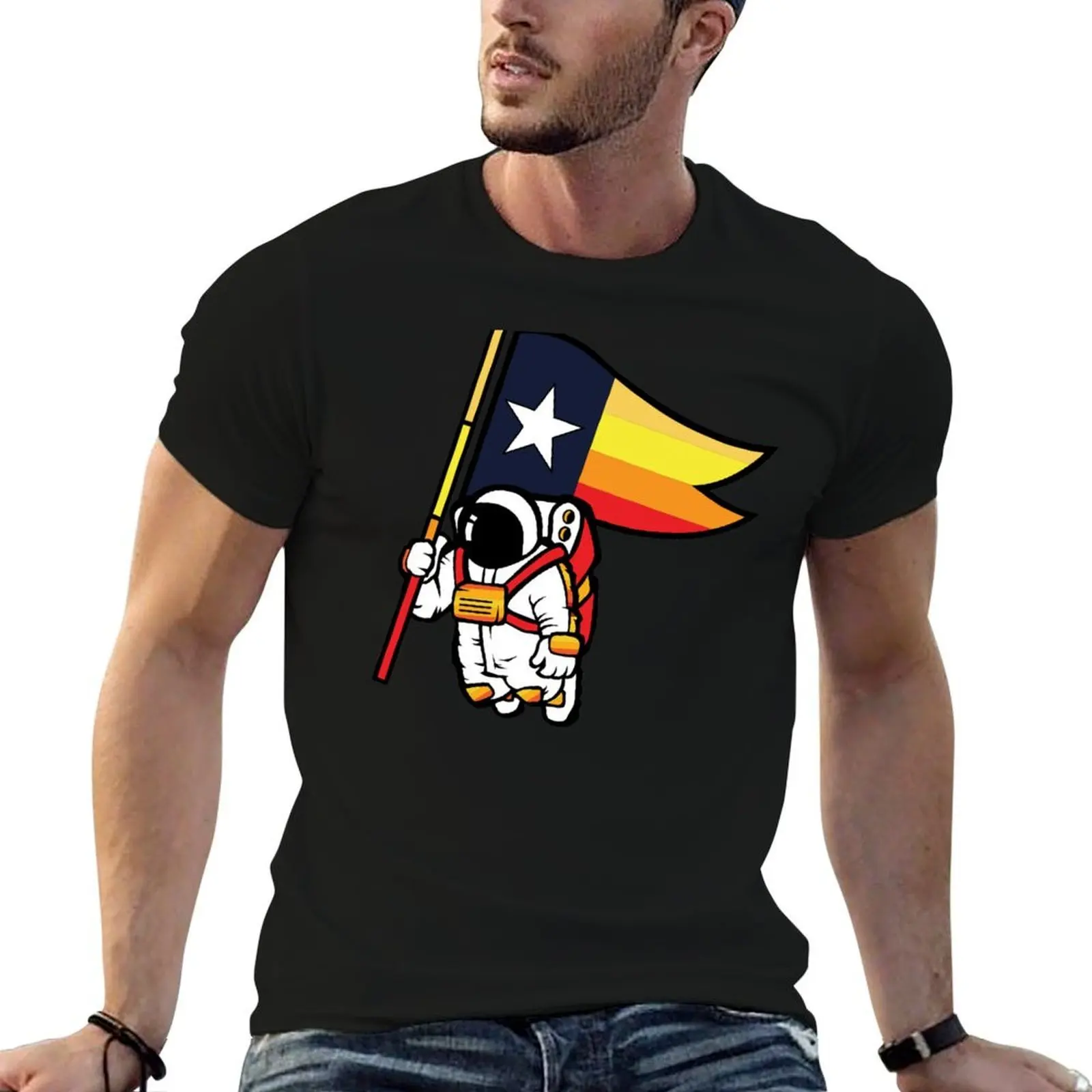 Houston Champ Texas Flag Astronaut Space City T-Shirt anime t shirts oversize t shirts with prints T-Shirt
Houston Champ Texas Flag Astronaut Space City T-Shirt anime t shirts oversize t shirts with prints T-Shirt
