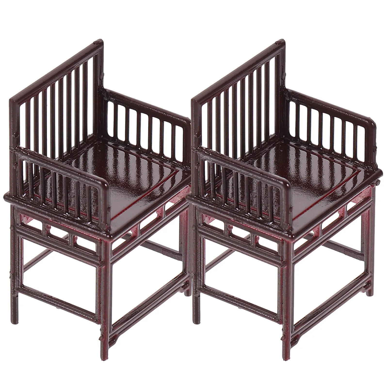 2Pcs Miniature Vintage Furniture ABS Material Long Lasting for Miniature Scenes and Rooms Vintage Mini Chair Mini Chair Model
2Pcs Miniature Vintage Furniture ABS Material Long Lasting for Miniature Scenes and Rooms Vintage Mini Chair Mini Chair Model