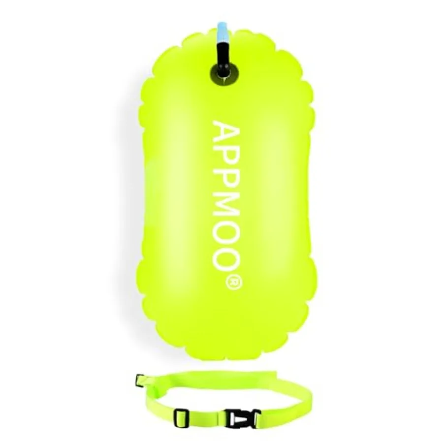 Swim Buoy with Dry Bag Compartment, High Visibility Open Water Swim Safety Buoy, Lightweight Swim Belt for Swimmers and Triathl
Swim Buoy with Dry Bag Compartment, High Visibility Open Water Swim Safety Buoy, Lightweight Swim Belt for Swimmers and Triathl