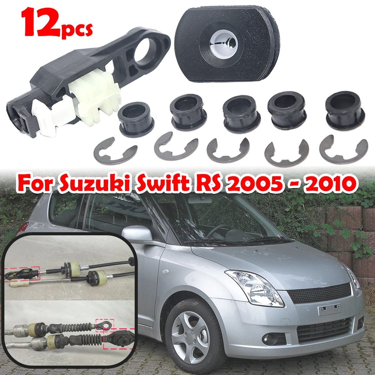 12 шт. рычаг переключения передач для Suzuki Swift RS 2005 2006 2007 2008-2010 рычаг концевой разъем адаптера селектор втулка втулка 
12 шт. рычаг переключения передач для Suzuki Swift RS 2005 2006 2007 2008-2010 рычаг концевой разъем адаптера селектор втулка втулка
