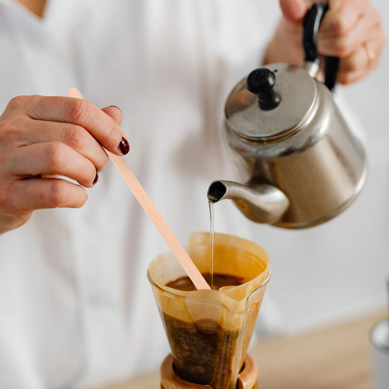 100pcs Coffee Stirrer Wooden Beverage Mixing Sticks Great for Parties Stirring Cocktails Lemonade Drinks
100pcs Coffee Stirrer Wooden Beverage Mixing Sticks Great for Parties Stirring Cocktails Lemonade Drinks
