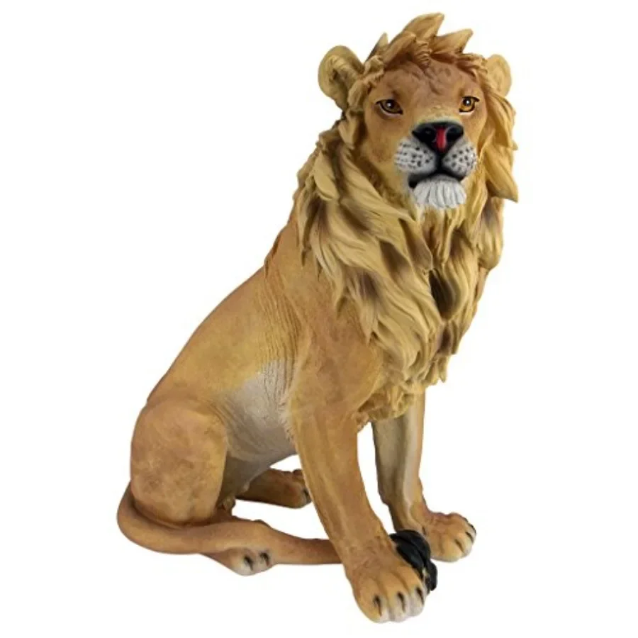 King of Beasts Lion Indoor/Outdoor Garden Statue 13 Inches Wide 21 Inches Deep 27 Inches High Handcast Polyresin Full Color Fin
King of Beasts Lion Indoor/Outdoor Garden Statue 13 Inches Wide 21 Inches Deep 27 Inches High Handcast Polyresin Full Color Fin