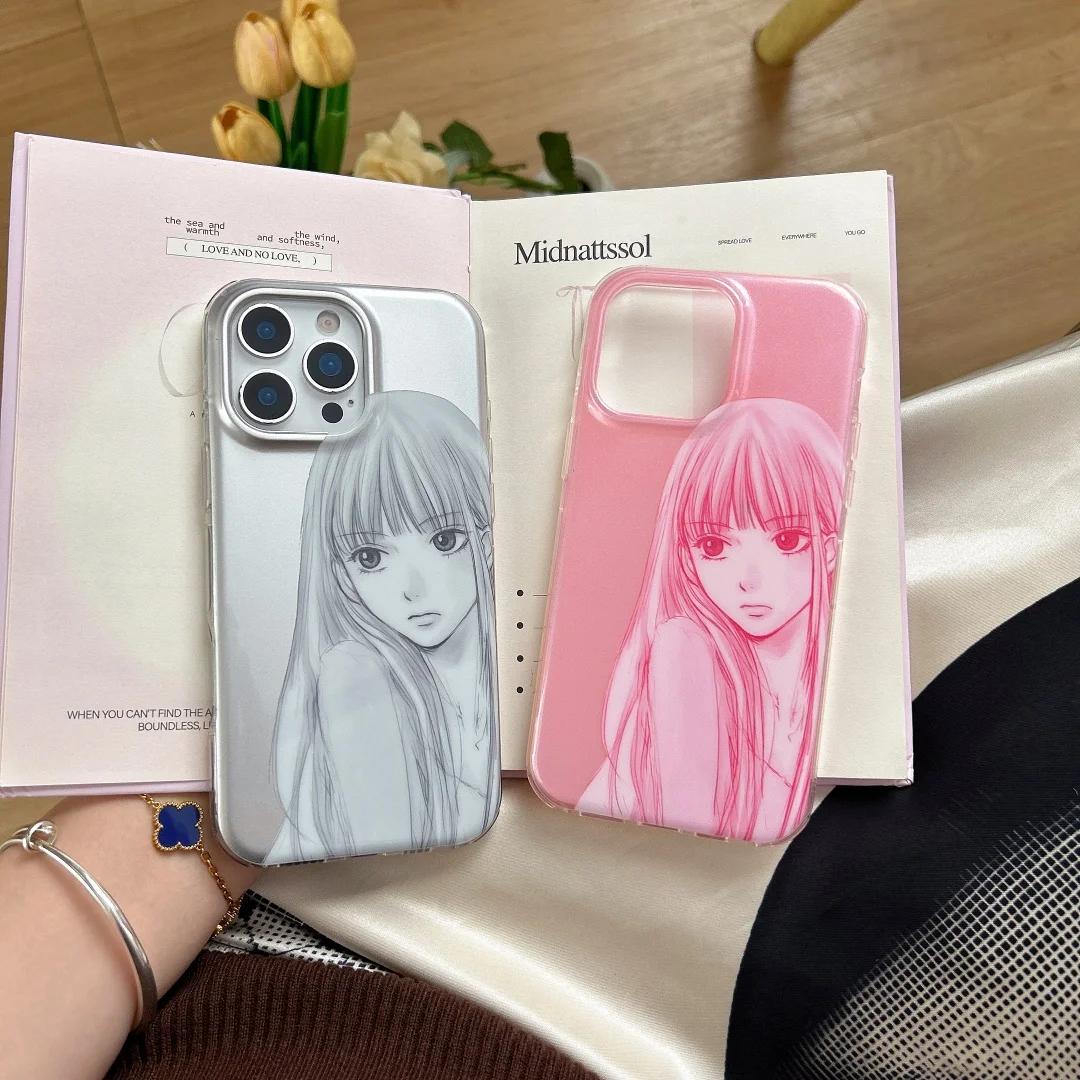 luxury Cute Japanese Girl Anime Kawaii INS Phone Case iphone 16 15 14 13 Pro Max Plus Matte plating Shockproof Back Cover
luxury Cute Japanese Girl Anime Kawaii INS Phone Case iphone 16 15 14 13 Pro Max Plus Matte plating Shockproof Back Cover