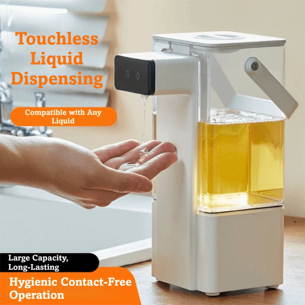 800ml Capacity Automatic Sensor Soap Dispenser Auto Sensing 1500mAh Intelligent Electric Hand Sanitizer
800ml Capacity Automatic Sensor Soap Dispenser Auto Sensing 1500mAh Intelligent Electric Hand Sanitizer