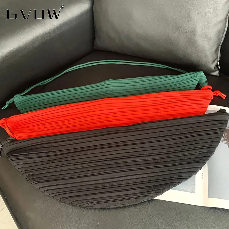 Плиссированные сумки GVUW для женщин, повседневные универсальные Простые Модные уличные свободные Разноцветные сумки на молнии, модель 17G7923, 2024
Плиссированные сумки GVUW для женщин, повседневные универсальные Простые Модные уличные свободные Разноцветные сумки на молнии, модель 17G7923, 2024