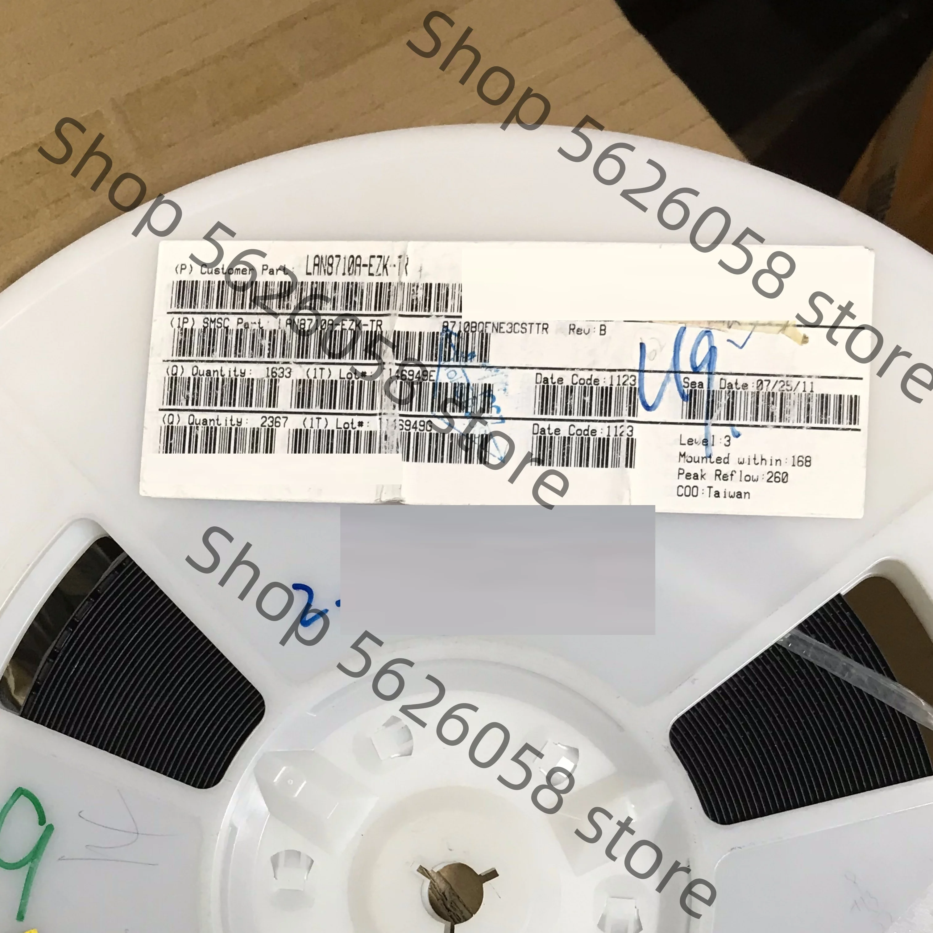 LAN8710A-EZK-TR 8710A-EZK IC TRANSCEIVER FULL 4/4 32QFN 5PCS/LOT
LAN8710A-EZK-TR 8710A-EZK IC TRANSCEIVER FULL 4/4 32QFN 5PCS/LOT