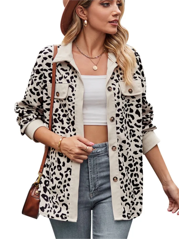 Leopard Print Fashion Jacket Autumn New Item Women's Casual Long Sleeved Single Row Button Jacket Shirt Jacket Women's
Leopard Print Fashion Jacket Autumn New Item Women's Casual Long Sleeved Single Row Button Jacket Shirt Jacket Women's