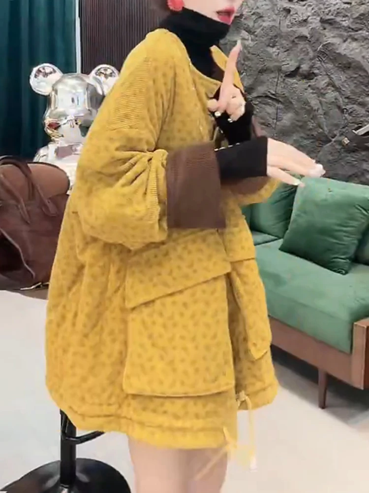 Женская утепленная хлопковая куртка Sli в стиле ретро, короткая, на пуговицах, новинка зимнего сезона
Женская утепленная хлопковая куртка Sli в стиле ретро, короткая, на пуговицах, новинка зимнего сезона