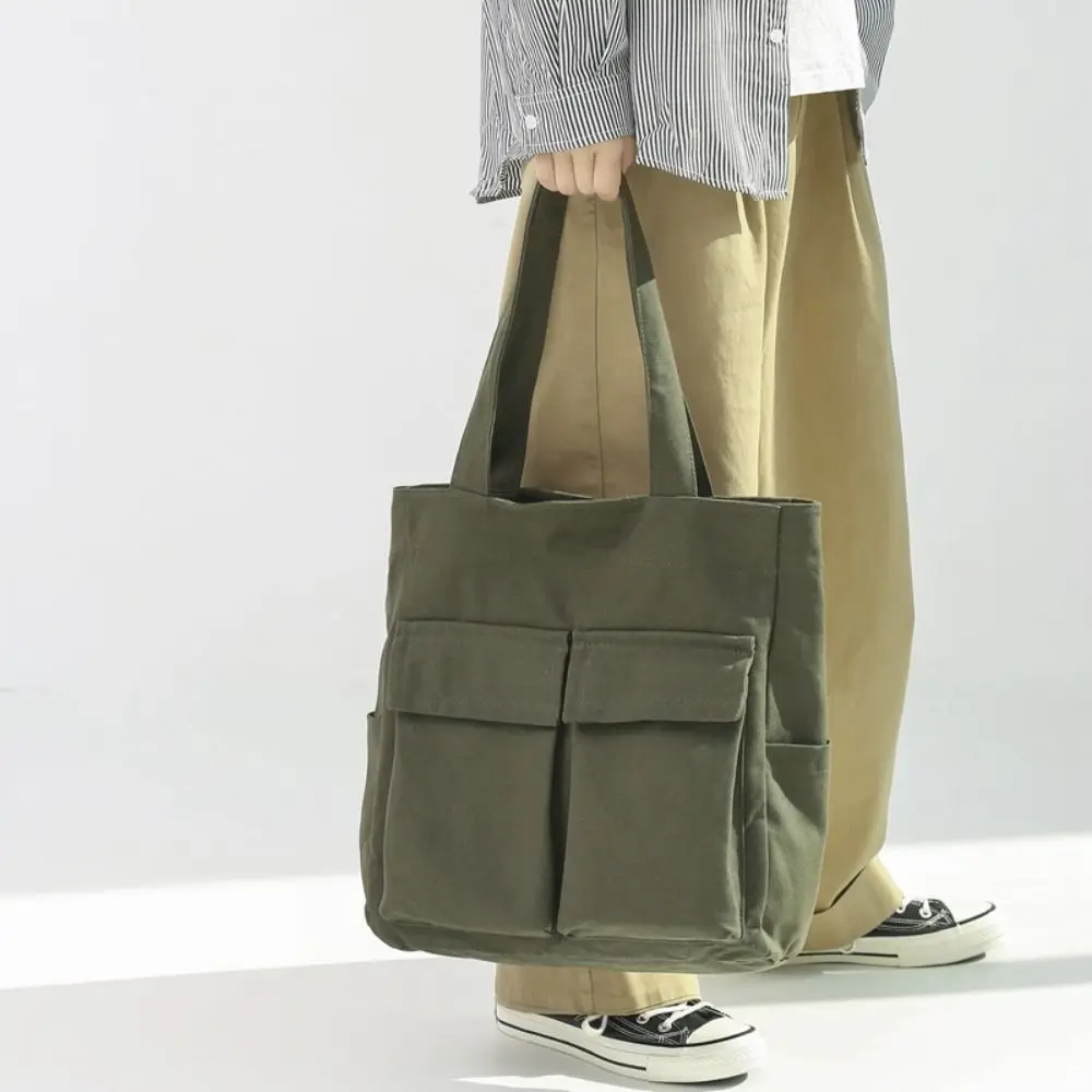 Leisure Multi-pocket Tote Bags Large Capacity Chic Single Shoulder Bag Commuting Light Weight Messenger Bags Men Women
Leisure Multi-pocket Tote Bags Large Capacity Chic Single Shoulder Bag Commuting Light Weight Messenger Bags Men Women