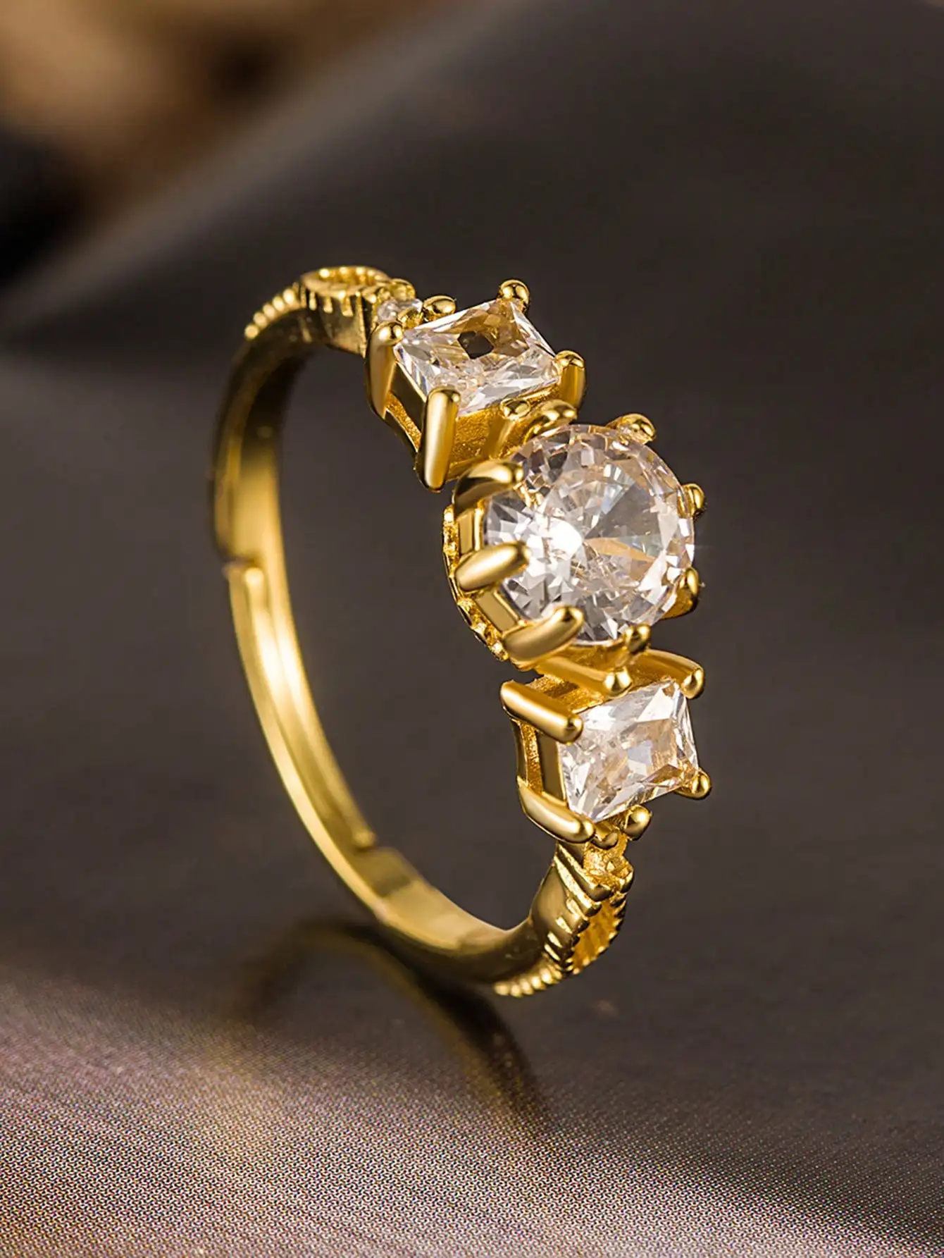 Light Luxury Real 100% 925 Sterling Silver 18k Gold Natural Cubic zirconia Open Rings For Women Party Fine Jewelry
Light Luxury Real 100% 925 Sterling Silver 18k Gold Natural Cubic zirconia Open Rings For Women Party Fine Jewelry
