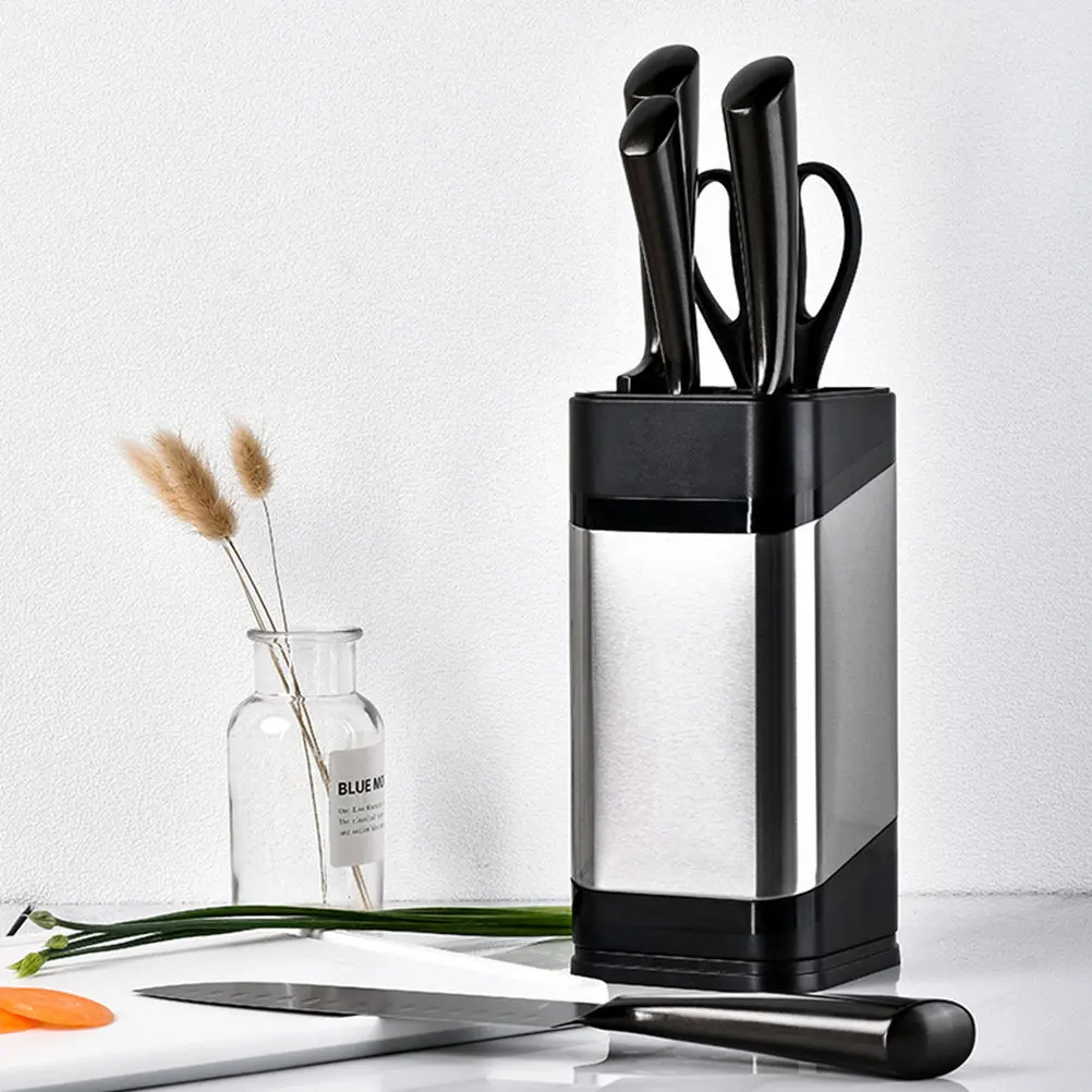 Stainless Steel Cutter Storage Rack Kitchen Cutter Holder Safe Rounded Corners Fast Drying Multifunctional Kitchen Supply
Stainless Steel Cutter Storage Rack Kitchen Cutter Holder Safe Rounded Corners Fast Drying Multifunctional Kitchen Supply