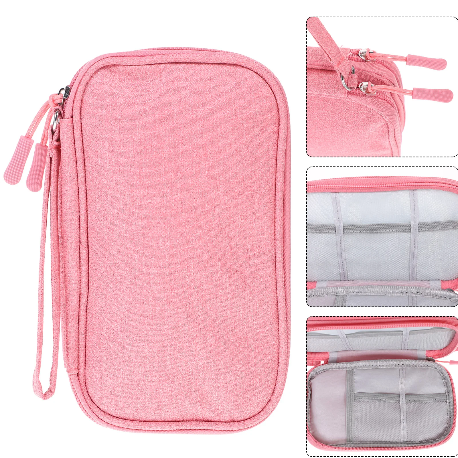 Travel Electronics Accessory Organizer Compact Digital Storage Pouch for Cables Chargers Power Banks Memory Cards Hard Drives
Travel Electronics Accessory Organizer Compact Digital Storage Pouch for Cables Chargers Power Banks Memory Cards Hard Drives