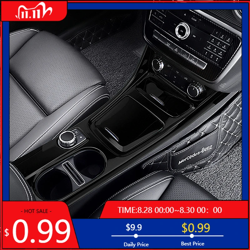Interior Stickers Center Console Gear Shift Water Cup Holder Decorative Cover Trim For Mercedes Benz A Class W176 CLA C117 GLA X
Interior Stickers Center Console Gear Shift Water Cup Holder Decorative Cover Trim For Mercedes Benz A Class W176 CLA C117 GLA X