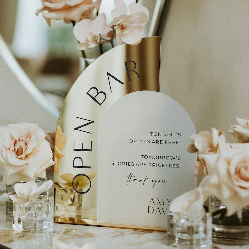 Frosted Arched Gold Mirror Acrylic Bar Sign,Wedding Open Bar Sign,Wedding Table Decoration,Welcome Sign with bases,Gold Mirror
Frosted Arched Gold Mirror Acrylic Bar Sign,Wedding Open Bar Sign,Wedding Table Decoration,Welcome Sign with bases,Gold Mirror