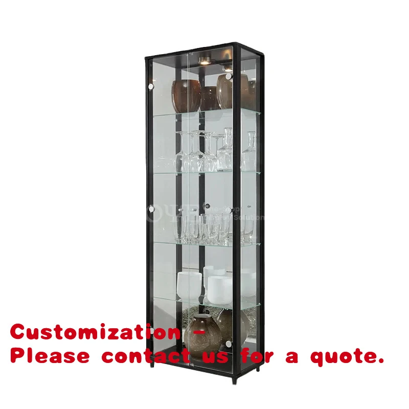 custom.Retail Glass Display Cabinet White Black Silver Multilayer Glass Shelves Mirror Back
custom.Retail Glass Display Cabinet White Black Silver Multilayer Glass Shelves Mirror Back