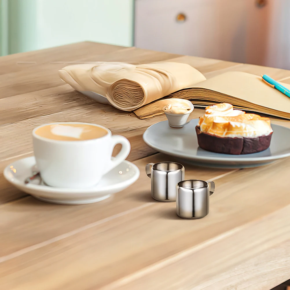 3 Pcs Cup Coffee Frothing Jug Stainless Steel Stainless Steel Frothing Cup Latte Pitcher Chocolate Melting Mixing Kitchen Bar
3 Pcs Cup Coffee Frothing Jug Stainless Steel Stainless Steel Frothing Cup Latte Pitcher Chocolate Melting Mixing Kitchen Bar