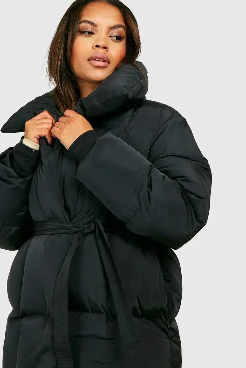 Lady Winter Commute Street Outwears Lapel Lace Up Cotton Coat Women Long Sleeve Warm Loose Pocket Short Coats
Lady Winter Commute Street Outwears Lapel Lace Up Cotton Coat Women Long Sleeve Warm Loose Pocket Short Coats