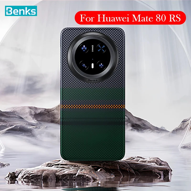 Benks Carbon Fibre Kevlar Case For Huawei Mate 80 RS Back Cover Case for HUAWEI MATE 80 RS
Benks Carbon Fibre Kevlar Case For Huawei Mate 80 RS Back Cover Case for HUAWEI MATE 80 RS