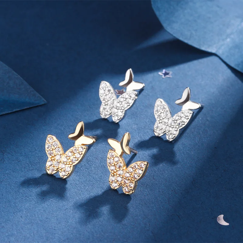 Exquisite Leaves Stud Earrings for Women Sparkling Zircon Butterfly Tassel Earring Cute Delicate Jewelry Girls Gifts Wholesal
Exquisite Leaves Stud Earrings for Women Sparkling Zircon Butterfly Tassel Earring Cute Delicate Jewelry Girls Gifts Wholesal