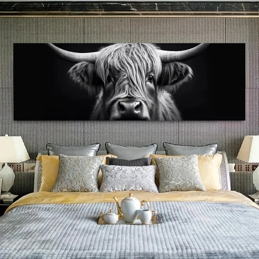 Modern Highland Cow diamond painting kits Black and White Longhorn Cow Picture diamond embroidery full drill big size Home Decor
Modern Highland Cow diamond painting kits Black and White Longhorn Cow Picture diamond embroidery full drill big size Home Decor