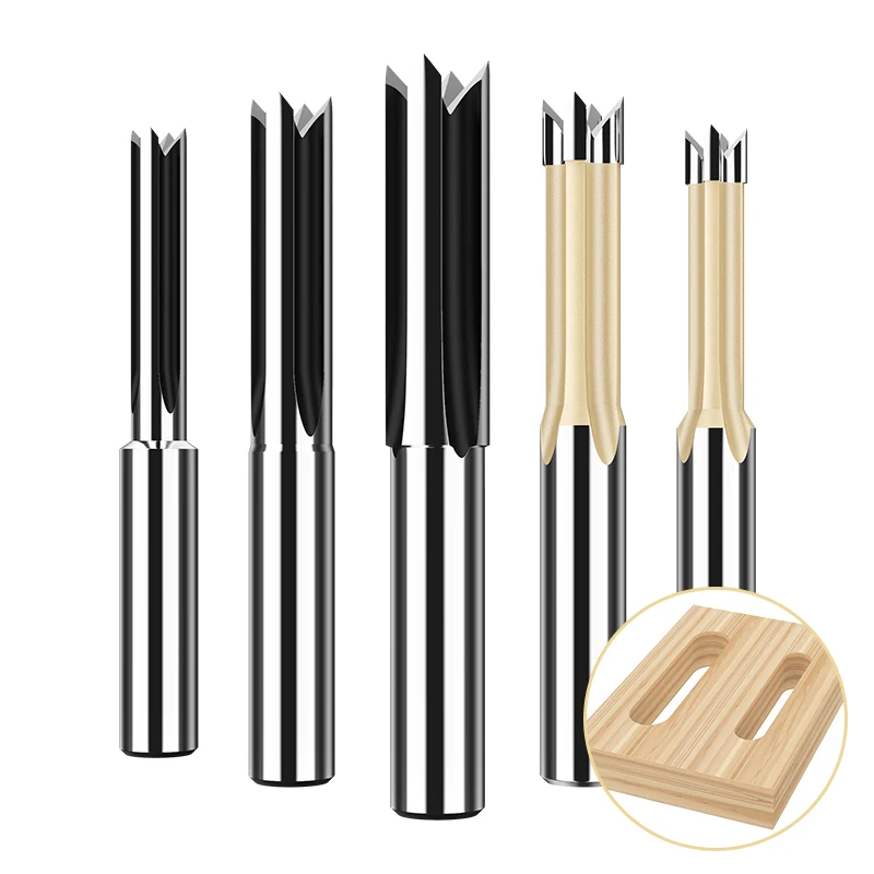 HUHAO Woodworking Carbide Cutter 4-Flute Straight Bit for Mortise/Tenon/Door Lock Compatible with Mortising Machines Tools
HUHAO Woodworking Carbide Cutter 4-Flute Straight Bit for Mortise/Tenon/Door Lock Compatible with Mortising Machines Tools