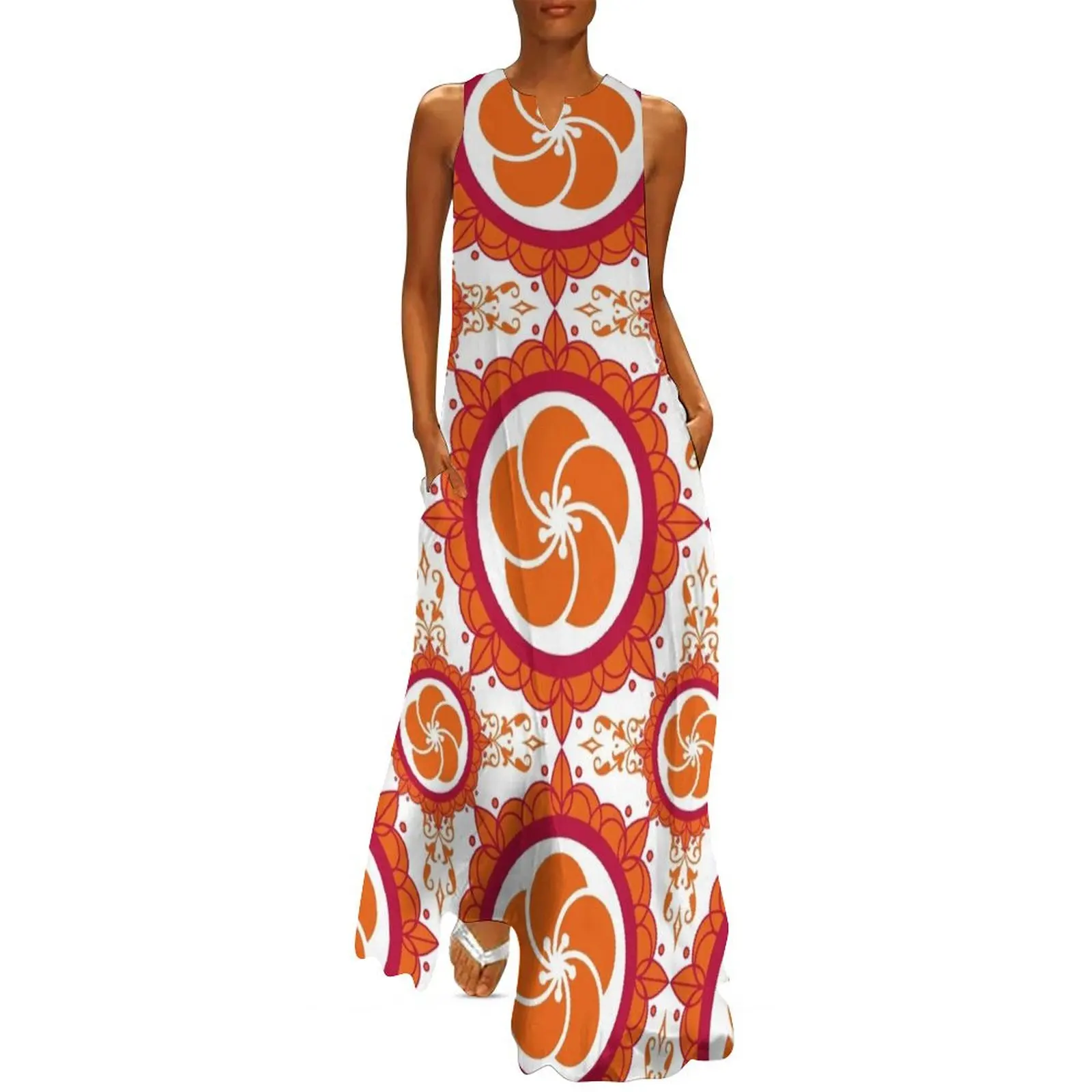 1970's Retro Flowers / Vintage Seventies Pattern. Long Dress cute dress dresses korean style Women's summer long dress
1970's Retro Flowers / Vintage Seventies Pattern. Long Dress cute dress dresses korean style Women's summer long dress