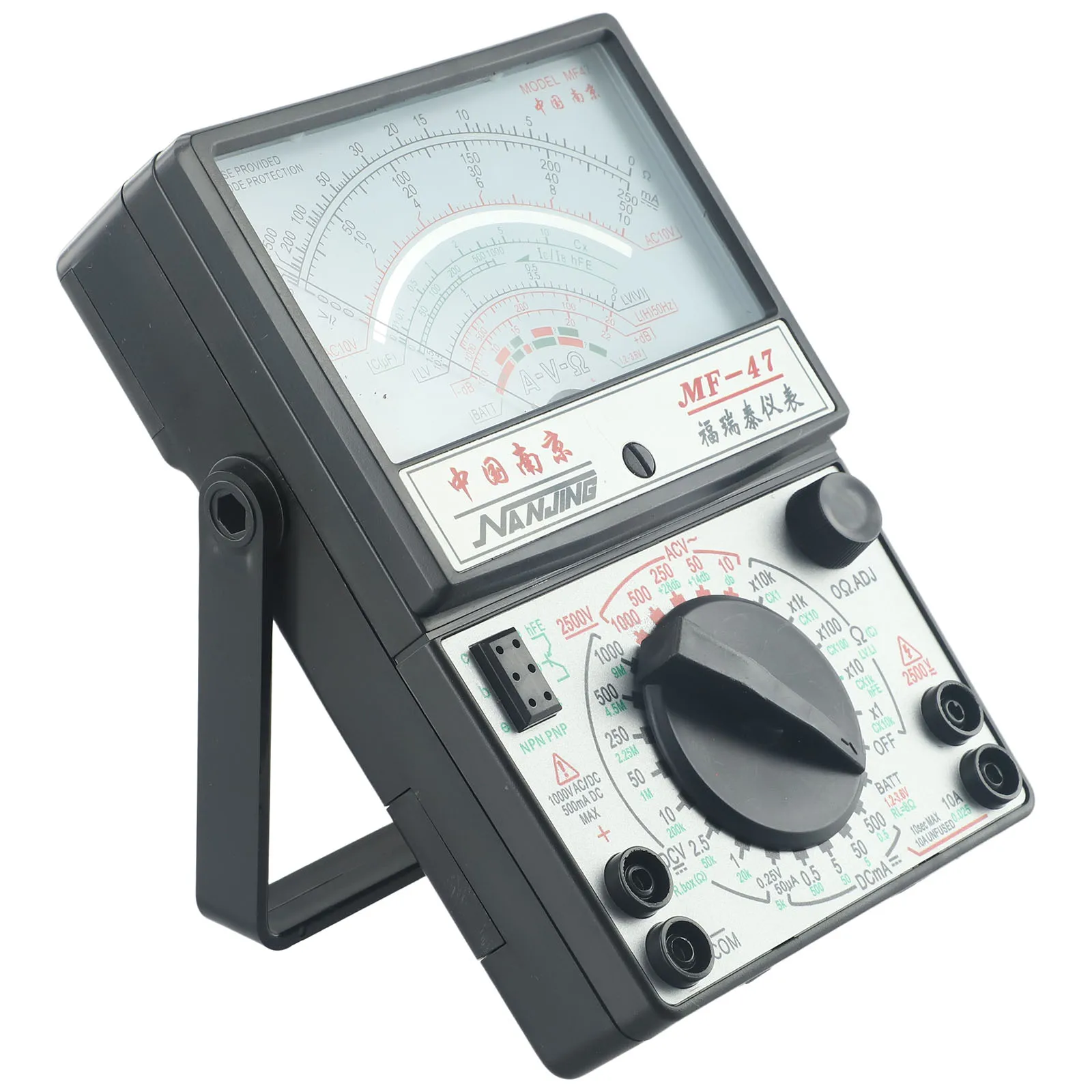 High Performance MF47 Analog Multimeter Voltmeter Ammeter Ohmmeter Perfect for Measuring Voltage Current and Resistance
High Performance MF47 Analog Multimeter Voltmeter Ammeter Ohmmeter Perfect for Measuring Voltage Current and Resistance