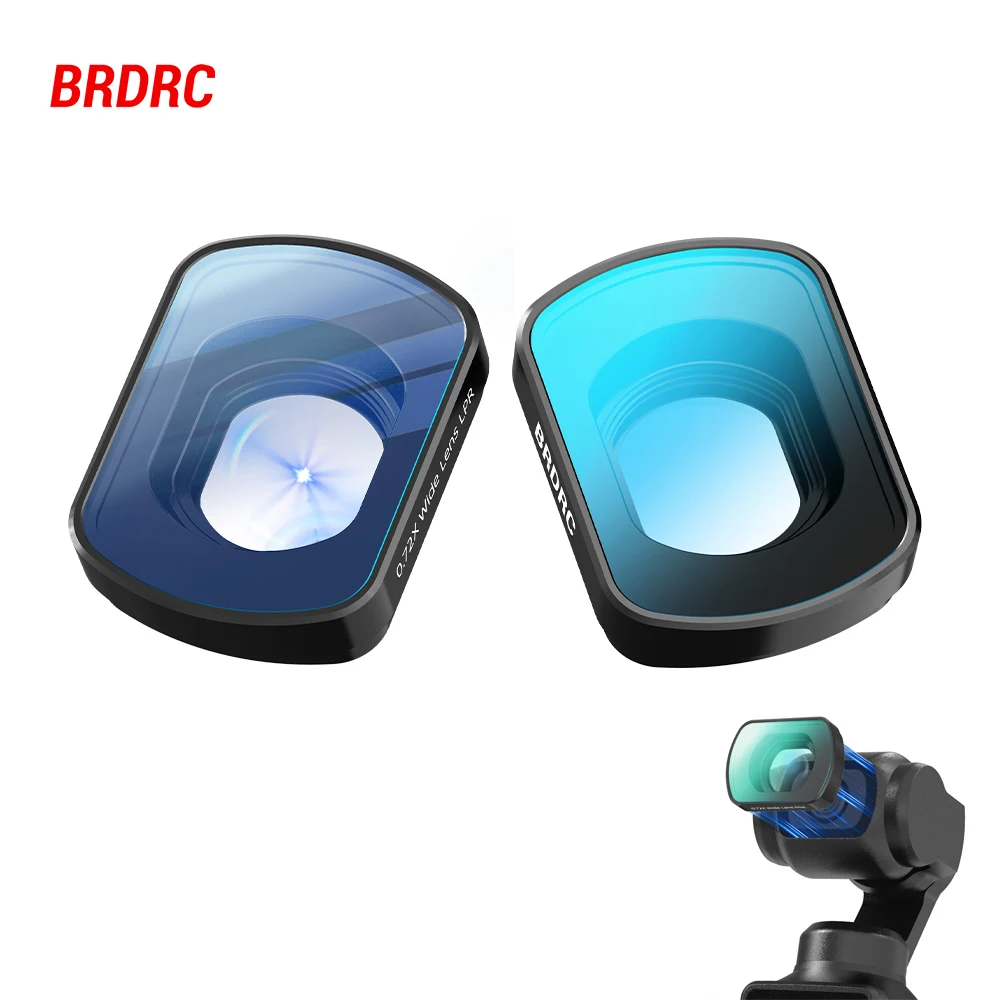 BRDRC Wide-angle Lens for DJI Osmo Pocket 4 3 Beauty Filter 0.72X Wide-Angle Mist HD Filters Creator Photography Accessories
BRDRC Wide-angle Lens for DJI Osmo Pocket 4 3 Beauty Filter 0.72X Wide-Angle Mist HD Filters Creator Photography Accessories