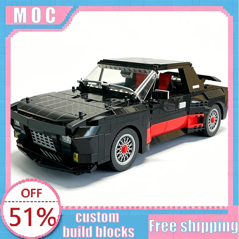 1157 PCS MOC Fiat X1/9 Dallara Sports Car Building Model Custom Creative Building Blocks Educational Assembly Toy Display Gifts
1157 PCS MOC Fiat X1/9 Dallara Sports Car Building Model Custom Creative Building Blocks Educational Assembly Toy Display Gifts