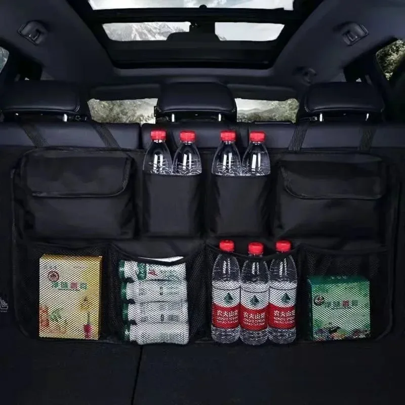 Upgrade Back Seat Storage Bags with 8 Pockets 35*18inch Car Trunk Organizer for SUV Backseat Hanging Organizer for Truck MPV
Upgrade Back Seat Storage Bags with 8 Pockets 35*18inch Car Trunk Organizer for SUV Backseat Hanging Organizer for Truck MPV