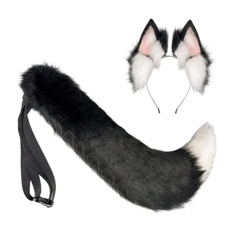 39BD Friendly Foxes Ear Headbands With Soft Tail Halloween Accessory For Kids Adults
39BD Friendly Foxes Ear Headbands With Soft Tail Halloween Accessory For Kids Adults
