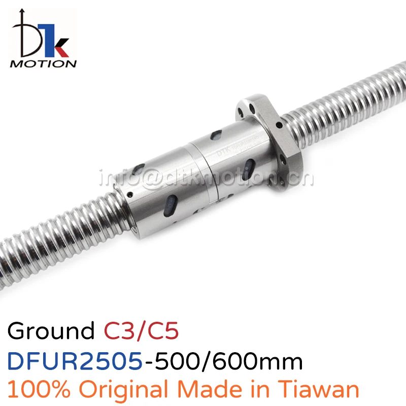 DTK Motion DFUR2505 C3 C5 заземляющая двойная гайка свинцовый 5 мм шариковый винт 500 600 мм резьбовой вал Высокоточный фланцевый CNC шпиндель для шлифовки
DTK Motion DFUR2505 C3 C5 заземляющая двойная гайка свинцовый 5 мм шариковый винт 500 600 мм резьбовой вал Высокоточный фланцевый CNC шпиндель для шлифовки