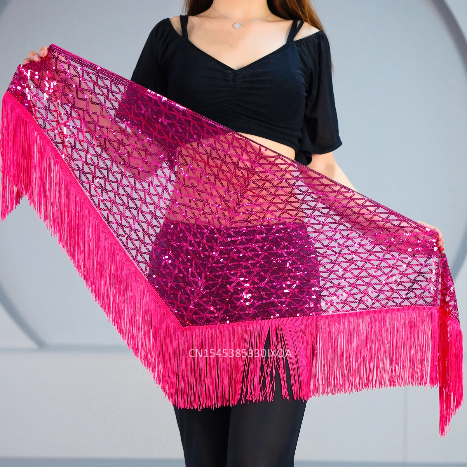 Женский костюм для танца живота, треугольный набедренный шарф с кисточками и блестками для взрослых и детей, поясной шарф для практики восточного танца
Женский костюм для танца живота, треугольный набедренный шарф с кисточками и блестками для взрослых и детей, поясной шарф для практики восточного танца