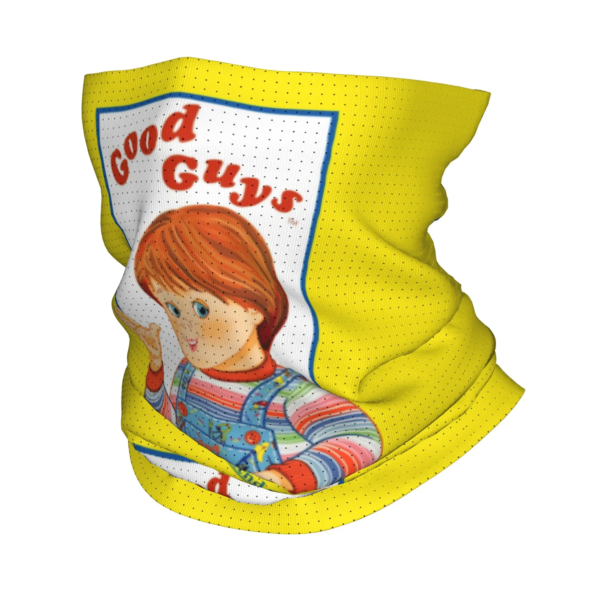 Custom Good Guys Chucky Bandana Neck Gaiter Windproof Face Scarf Cover Men Women Child's Play Doll Headwear Tube Balaclava
Custom Good Guys Chucky Bandana Neck Gaiter Windproof Face Scarf Cover Men Women Child's Play Doll Headwear Tube Balaclava