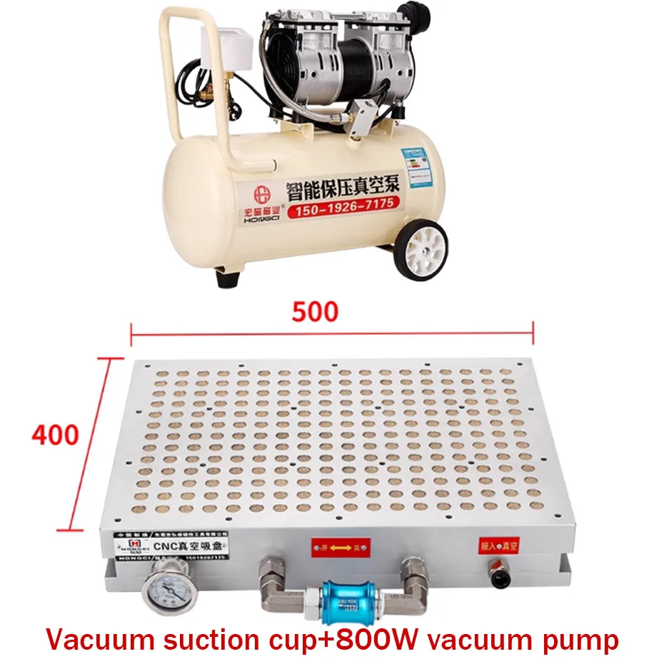 CNC multi-point vacuum suction cup without sealing strip intelligent adsorption platform and 800W/1600W vacuum pump
CNC multi-point vacuum suction cup without sealing strip intelligent adsorption platform and 800W/1600W vacuum pump