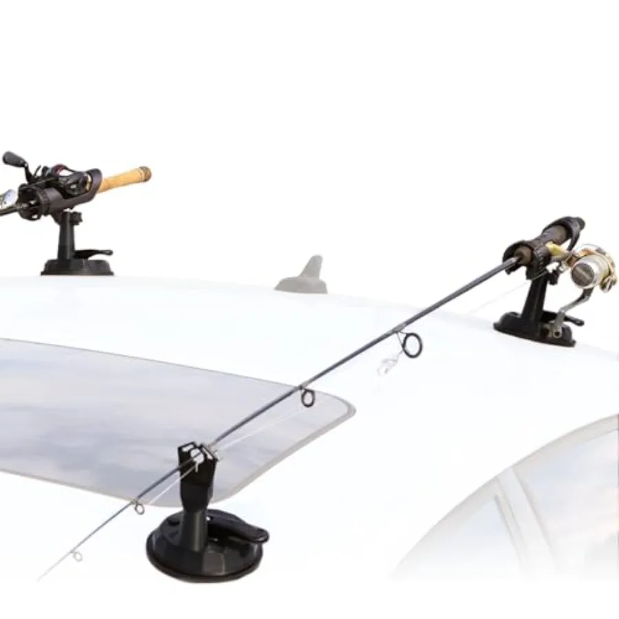 SnapMount S - Suction Cup Fishing Rod Holder for Car - Roof Rack Mount for SUV, Cars and Trucks - Fishing Pole and Fly Rod Hold
SnapMount S - Suction Cup Fishing Rod Holder for Car - Roof Rack Mount for SUV, Cars and Trucks - Fishing Pole and Fly Rod Hold