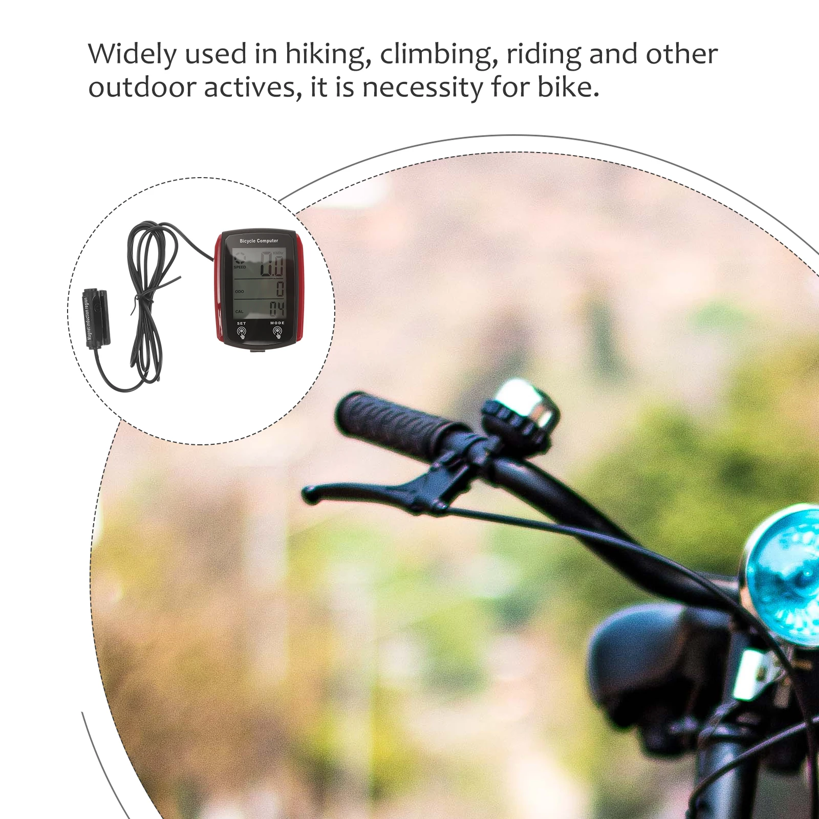 Wireless Bike Computer Waterproof Speedometer Red Black Large Screen Odometer For Road Mountain Bikes ABS PC Material Outdoor
Wireless Bike Computer Waterproof Speedometer Red Black Large Screen Odometer For Road Mountain Bikes ABS PC Material Outdoor