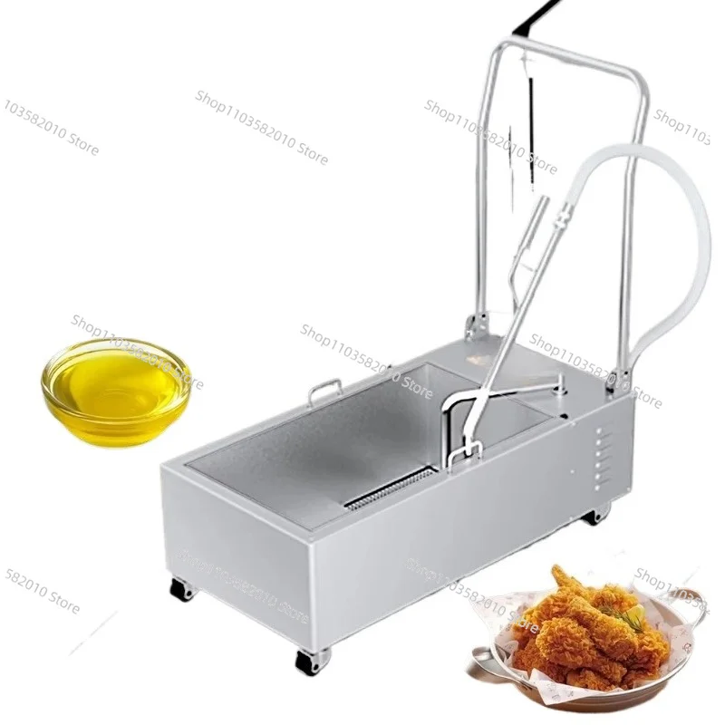 Commercial Kitchen Frying Oil Filter System, Portable Oil Filtration Machine for Restaurant & Catering
Commercial Kitchen Frying Oil Filter System, Portable Oil Filtration Machine for Restaurant & Catering