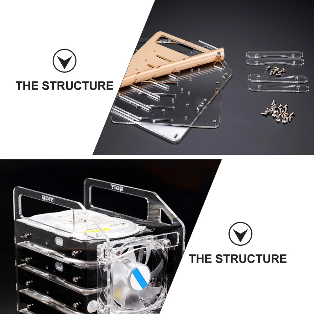 1 Set 6 Layer Drive Storage Rack Multi-Layer Hard Disk Bracket Heat Dissipation Durable Mounting Tray For 3.5 Inch Hard Drive
1 Set 6 Layer Drive Storage Rack Multi-Layer Hard Disk Bracket Heat Dissipation Durable Mounting Tray For 3.5 Inch Hard Drive