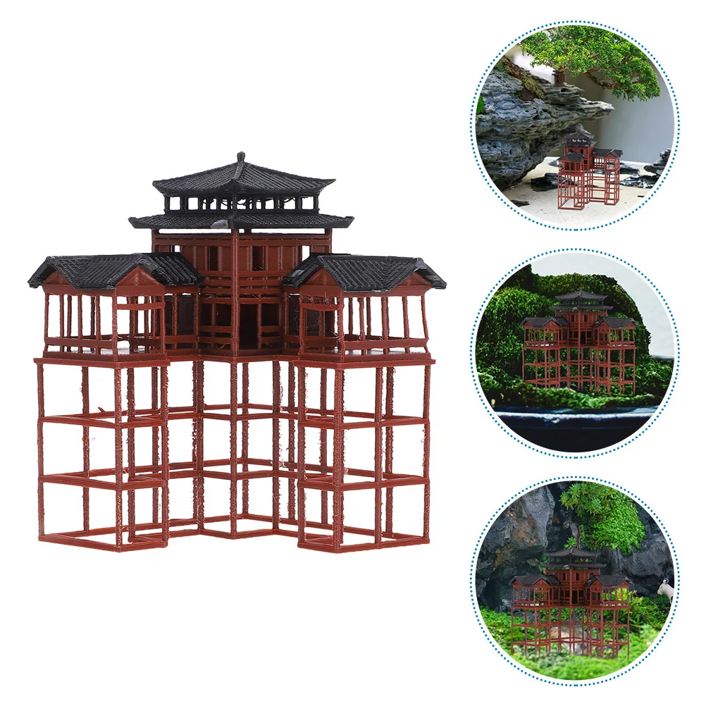 Ancient Building Study Model Fairy Garden Figurines Bonsai Ornaments Lifelike Chinese Landscape Mini Pavilion Aquarium
Ancient Building Study Model Fairy Garden Figurines Bonsai Ornaments Lifelike Chinese Landscape Mini Pavilion Aquarium