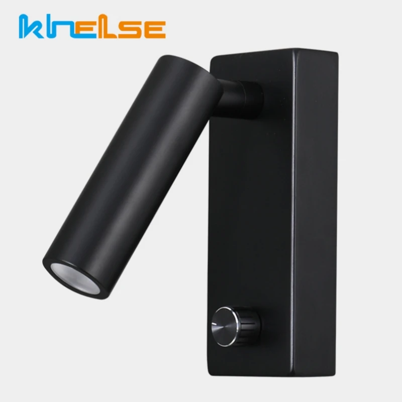 LED Wall Reading Lamp With Twist Switch Headboard Bedside Dimming Adjustable Spotlight Hotel Headboard Rotatable Sconces Light 
LED Wall Reading Lamp With Twist Switch Headboard Bedside Dimming Adjustable Spotlight Hotel Headboard Rotatable Sconces Light