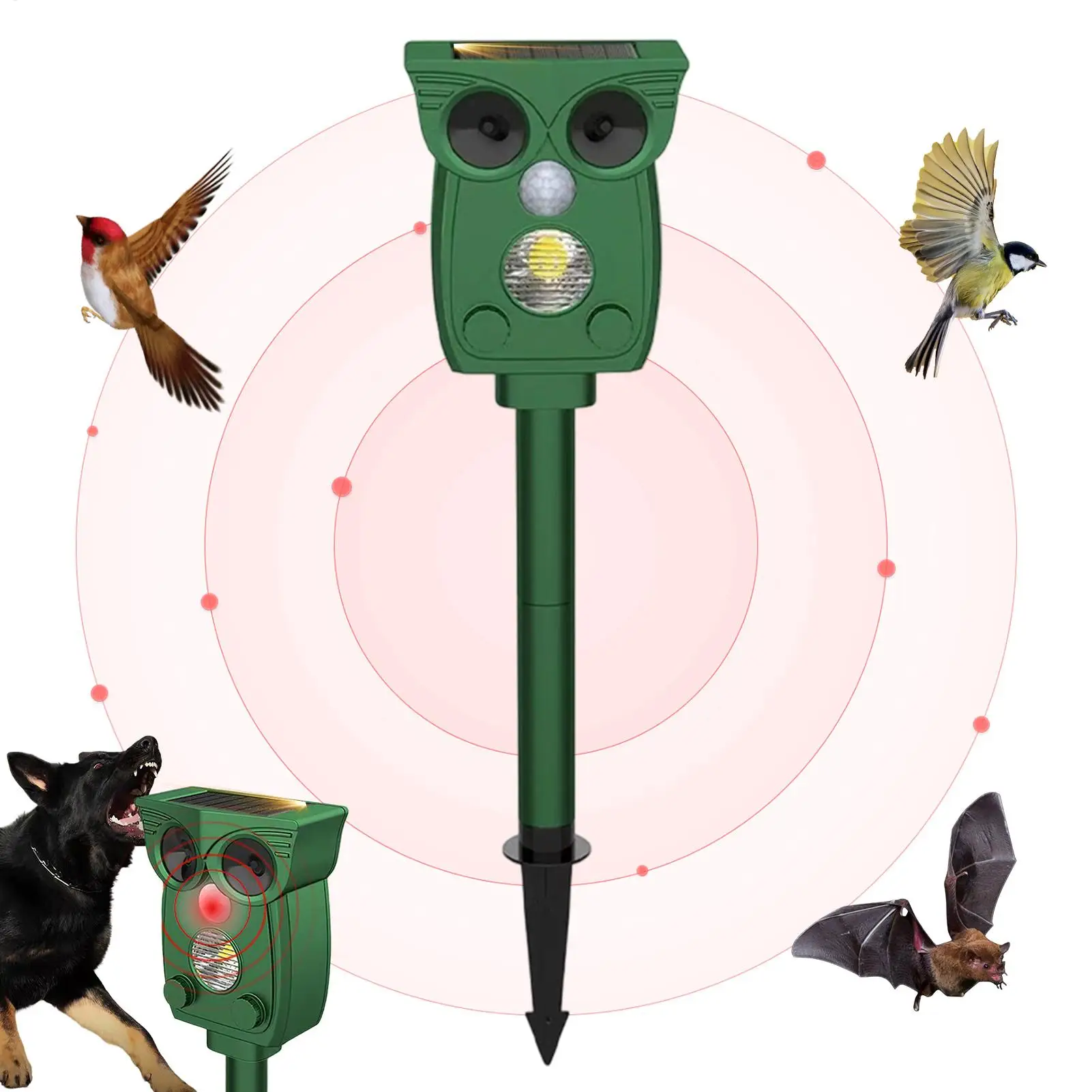 Bird Scare Devices Owl Shape Solar Boar Prevention Bird Scare Ultrasonic For Swallow Cat Dog Bat Boar Lawn Yard Fence Roof
Bird Scare Devices Owl Shape Solar Boar Prevention Bird Scare Ultrasonic For Swallow Cat Dog Bat Boar Lawn Yard Fence Roof