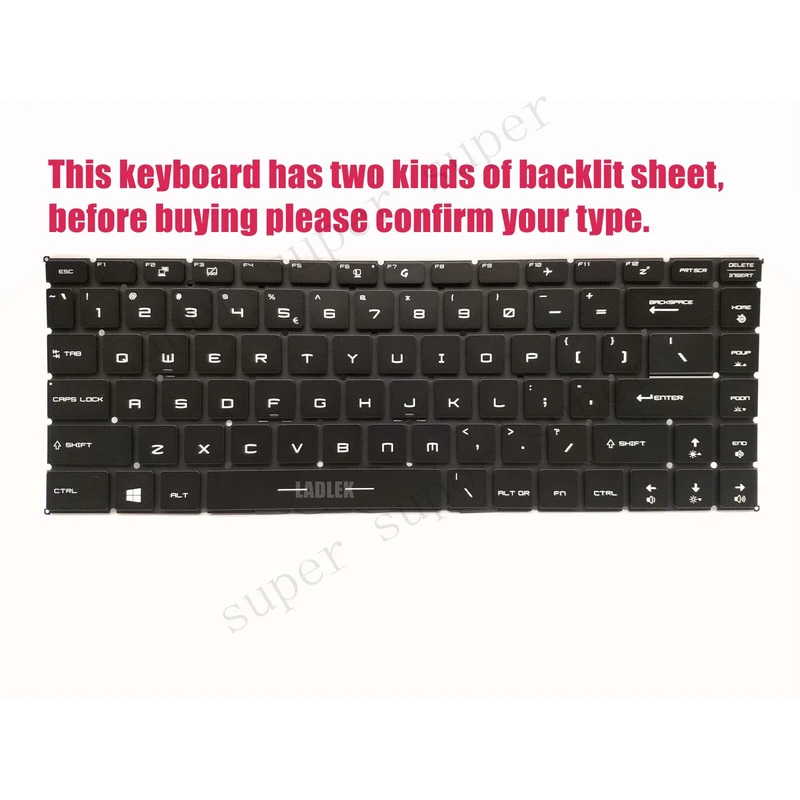 SSS+ US backlit black keyboard for MSI GS65 Stealth Thin 8RE/GS65 Stealth Thin 8RF
SSS+ US backlit black keyboard for MSI GS65 Stealth Thin 8RE/GS65 Stealth Thin 8RF