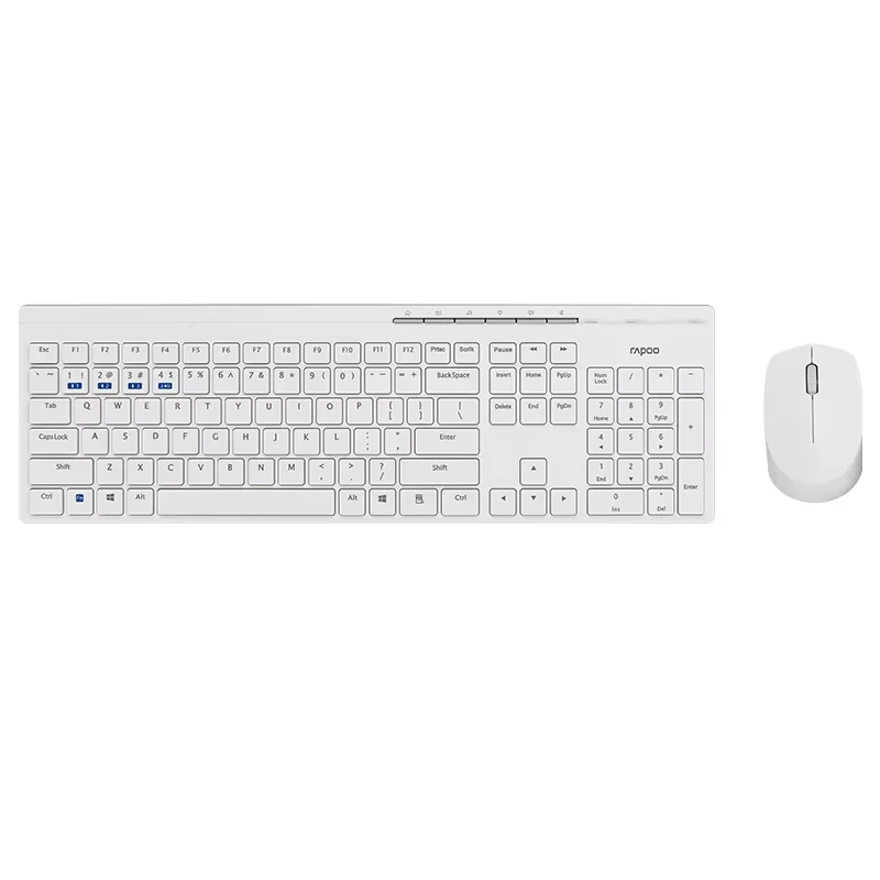 Rapoo 8100GT Keyboard Mouse Combo Dual-Mode BT 2.4GHz Wireless 105-Key Chocolate Keycaps Keyboard for Office Business PC Laptop
Rapoo 8100GT Keyboard Mouse Combo Dual-Mode BT 2.4GHz Wireless 105-Key Chocolate Keycaps Keyboard for Office Business PC Laptop