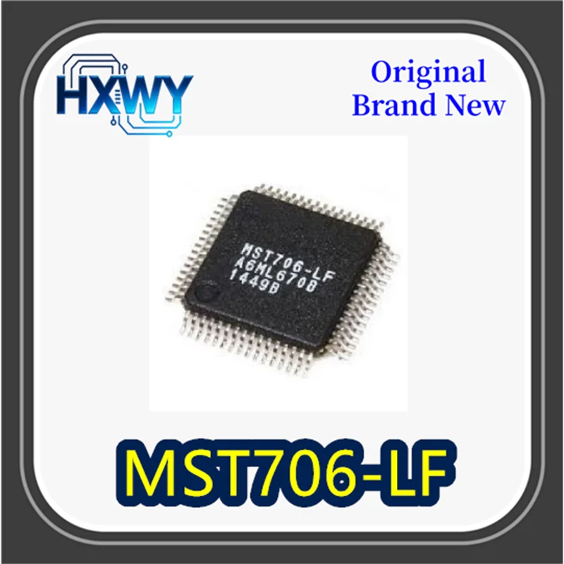 (5/50 pieces) MST706 MST706-LF LQFP64 High-Definition LCD Driver Chip Brand New Original Fast Shipping
(5/50 pieces) MST706 MST706-LF LQFP64 High-Definition LCD Driver Chip Brand New Original Fast Shipping
