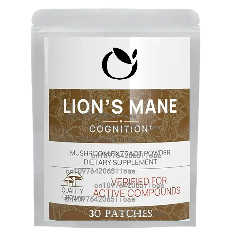 30-летние переплетные патчи Lion's Mane Mushroom для мозга, памяти и настроения 
30-летние переплетные патчи Lion's Mane Mushroom для мозга, памяти и настроения